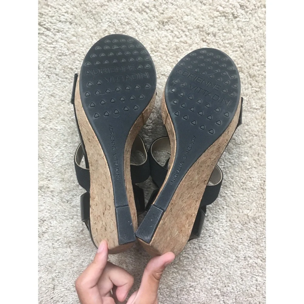 Adrienne Vittadini Cork Wedges
